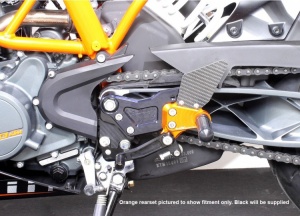 KTM 125 Duke (2011-2016) MG Biketec Rear Sets - 2500-651511